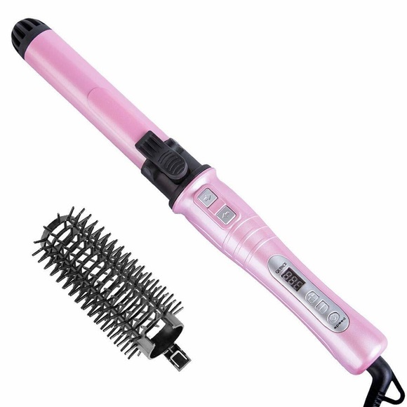 Automatic Rotating Tourmaline Ceramic 1.25Inch Hair Curling Iron Wand Hot Roller - Picture 3 of 12